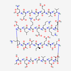 Thymosin alpha 1 acetate structure