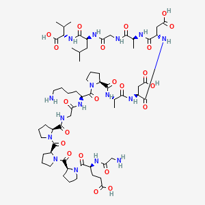 BPC-157 acetate structure