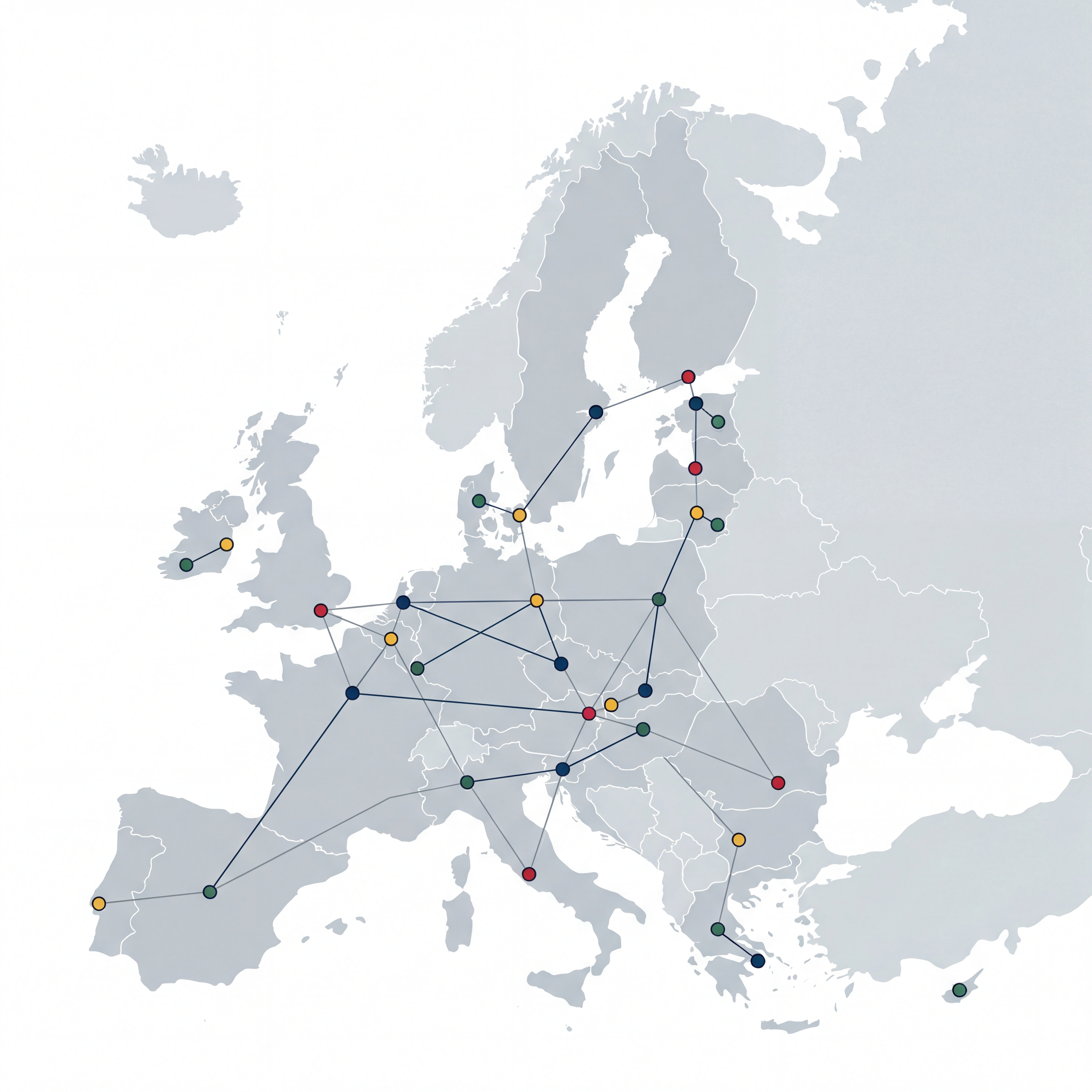 European map illustrating ViraChem EU reach