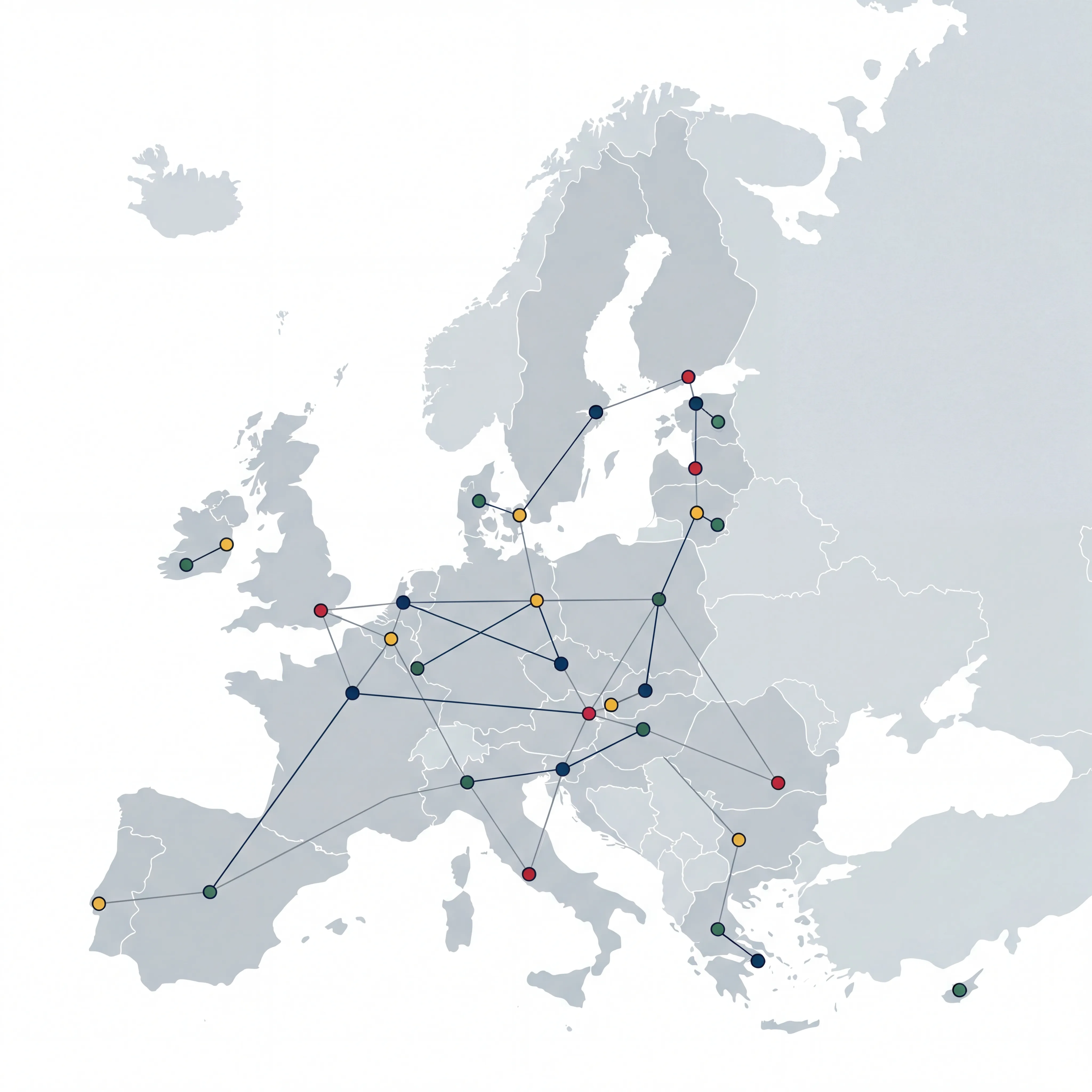European map illustrating ViraChem EU reach